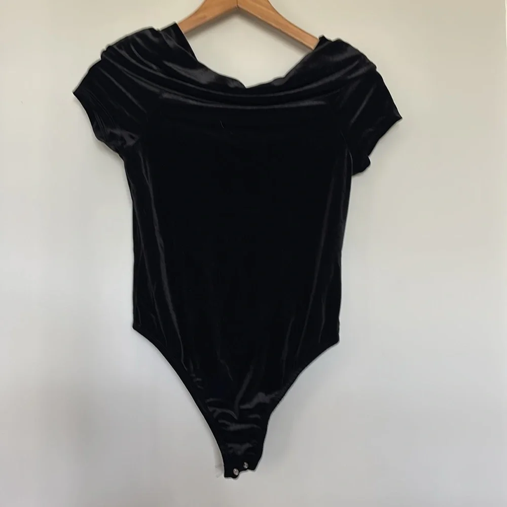 Ally B Velvet Bodysuit Sz 14 EUC